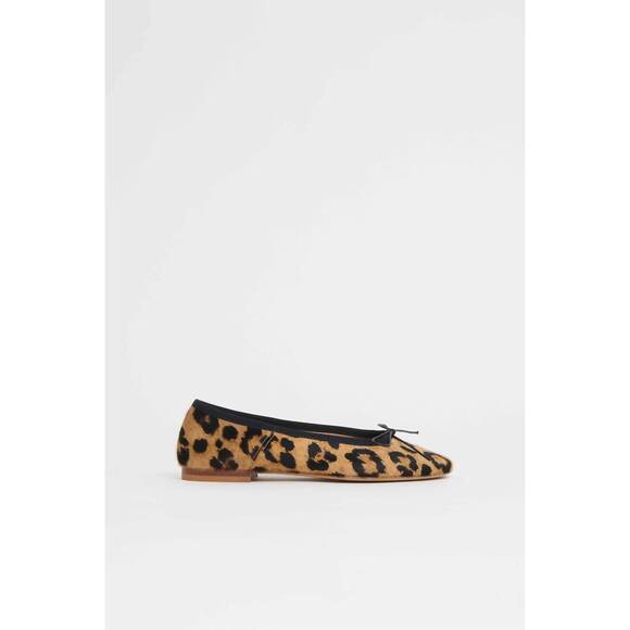 MANSUR GAVRIEL Shoes - NEW MANSUR GAVRIEL women's dance ballerina shoes in leopard pony hair black